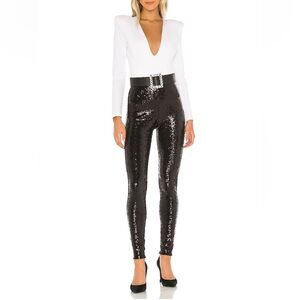 Commando Black Sequin leggings
